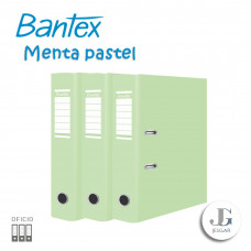 Archivador plastificado lomo ancho OFICIO Menta Pastel Bantex